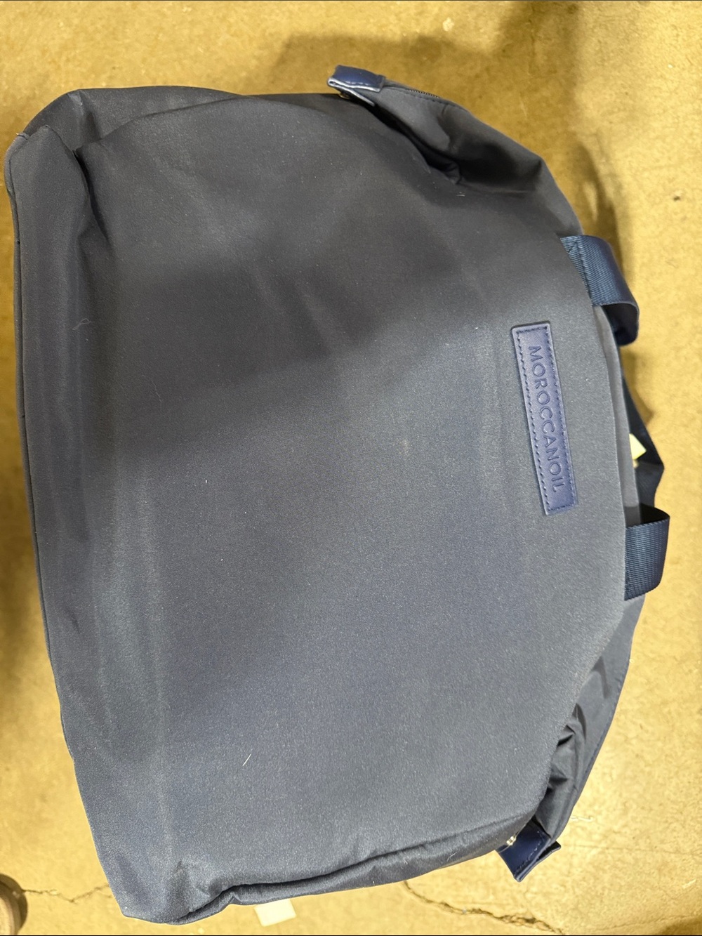 Moroccanoil Navy Toiletry/Travel Bag for Men